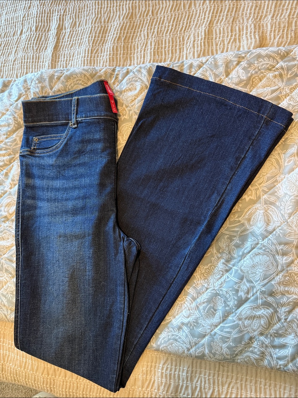 SPANX Dark Blue Women's Flare Jeans